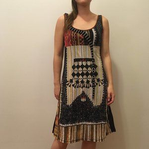 Save the Queen Embroidered Tank Dress